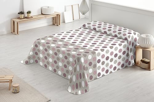 Degrees home Alegria Tagesdecke für 90 cm Bett, Frühling, Sommer, 180 x 260 cm, neutral von Degrees home