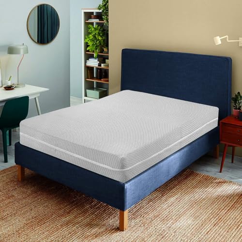 Degrees Home – Teide – Matratzenbezug – 160 cm Matratzenschoner – Matratzenbezug mit Reißverschluss – Anti-Milben-Matratzenschoner – 160 cm Bett - Grau von Degrees home