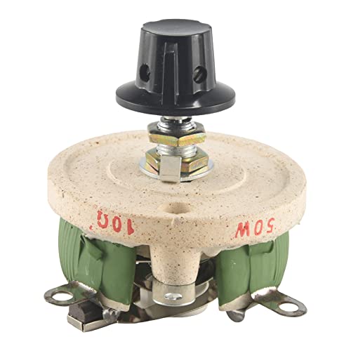 50W 10 Ohm Keramik Potentiometer Variable Taper Pot Widerstand Rheostat von Dehumi