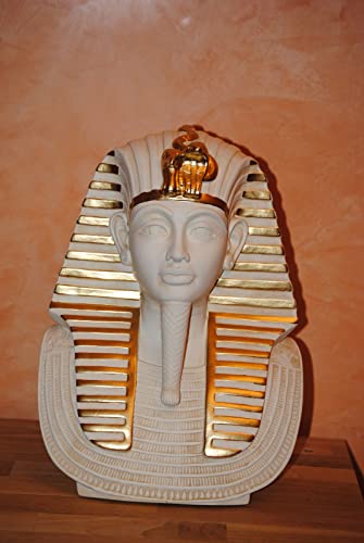 Deko Shop Cologne Ägyptische Groß Figur Tutenchamun Büste Pharao 2858-108 von Deko Shop Cologne