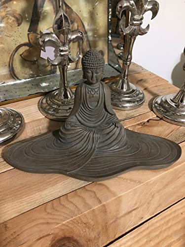 Deko Shop Cologne Buddha Figur Skulptur mit Ablage Feng Shui Schmuck Bad Wohnzimmer B33 cm von Deko Shop Cologne