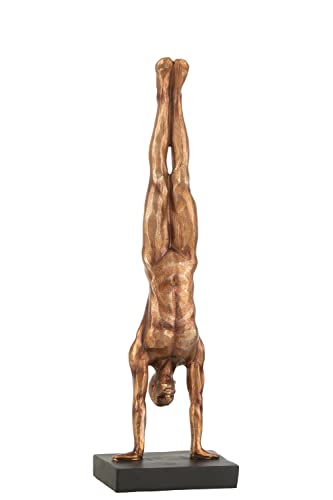 Deko Shop Cologne J-Line Turner Mann Torso Akt Athlet Sportler H33 cm Skulptur Gold Figur von Deko Shop Cologne