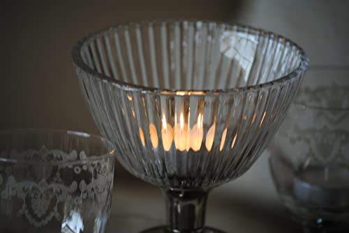 XXL Kerzenglas Glasaufsatz Klar KRÖMER Teelicht Kerzenständer Leuchter Edel von Deko Shop Cologne