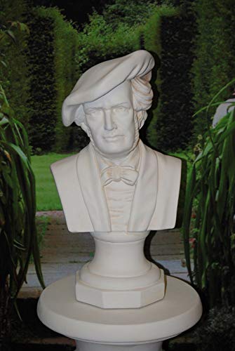 Wagner Richard Büste Statue Figur Deutscher Komponist Dichter Musiker 2029-70 von Deko Shop Cologne