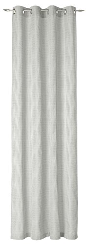 Deko Trends Ösenschal, Polyester, Silber, 245 x 146 cm von Deko Trends