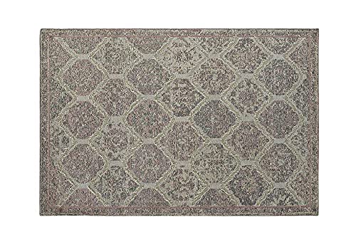 Dekodonia S3012699 Teppich, Polyester Baumwolle, 120 x 180 x 1 cm von Dekodonia