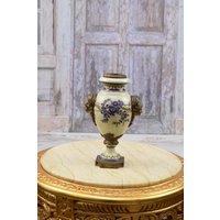 Einzigartige Porzellan Vase - Antiker Blumentopf Und Bronze Ornamente Jugendstil Wohnkultur Florales Design Geschenk Zur Hochzeit von DekorStyle