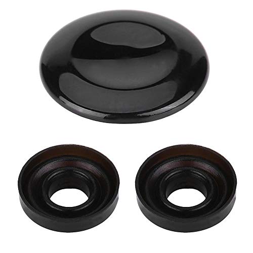 Delaman Navigationstaste Joystick Control Center Button Cover MMI Knauf Reparatur Set 2 Dichtring Audi A4 A5 A6 Q5 Q7 S5 S6 Lack schwarz von Delaman