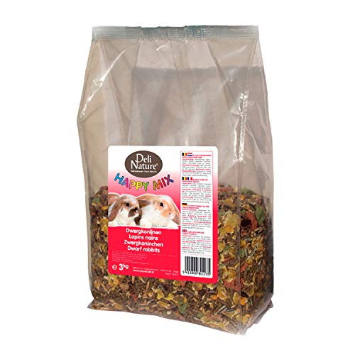 Deli Nature Happymix Kaninchen-Futter 3 kg von Deli Nature Nager