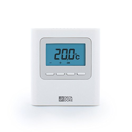 Delta Dore 6151058 Weniger 1000 Thermostat für elektrische Heizung, Weiß von Delta Dore