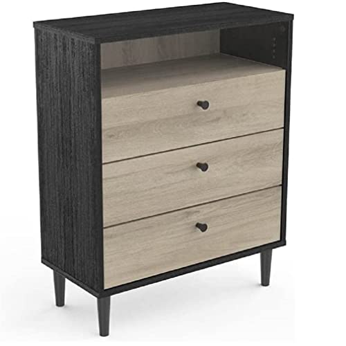 Demeyere Commode Indus 3 Schubladen Arty, Kunststoff Metall Holz, Chene Waterford, 847x449x805MM von Demeyere