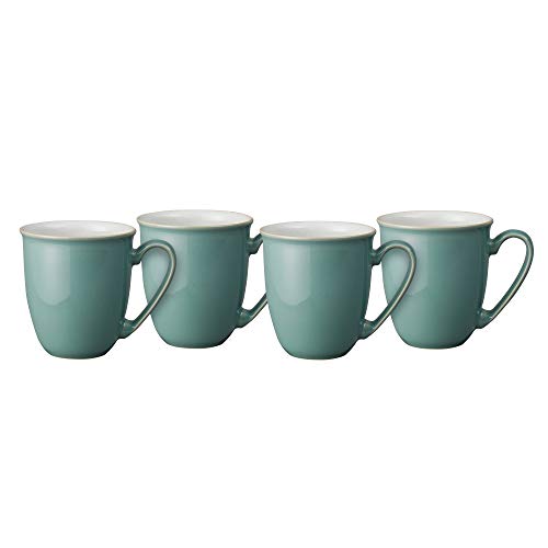 Denby 415041113 Tassensets, Steinzeug, farngrün von Denby