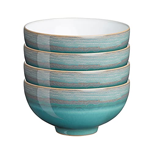 Denby Azure Coast Reisschalen, 4 Stück von Denby