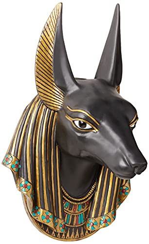 Design Toscano Gott Anubis, der Schakal, Wandfigur von Design Toscano