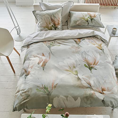 Bedruckter Bettbezug aus Baumwoll-Satin Yulan Magnolie, 240 x 220 cm Designers Guild von Designers Guild