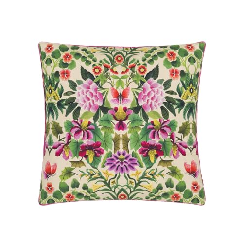 Designers Guild Ikebana-Damast-Kissenbezug, Bedruckt, Baumwoll-Perkal, 65 x 65 cm von Designers Guild