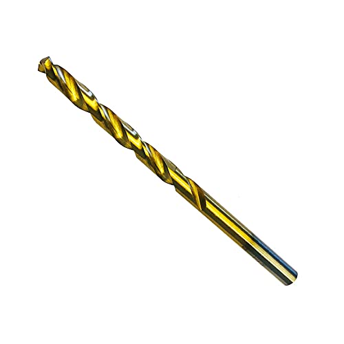 HSS-TiN Metall-Spiralbohrer DIN 338 10,5mm geschliffen (Titannitriert, für Metal und Edelstahl, Profiqualität, lange Lebensdauer) von DiVo