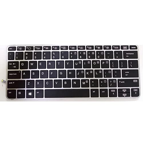 Diarypiece Gut Getestete Tastaturen US Layout Für EliteBook Laptop Tastatur Mit Silberfarbenem Rahmen von Diarypiece