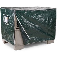 HEMMDAL Gitterbox-Abdeckhaube Woven, HxBxT 950 x 1.250 x 850 mm, 160 g/m², grün von HEMMDAL