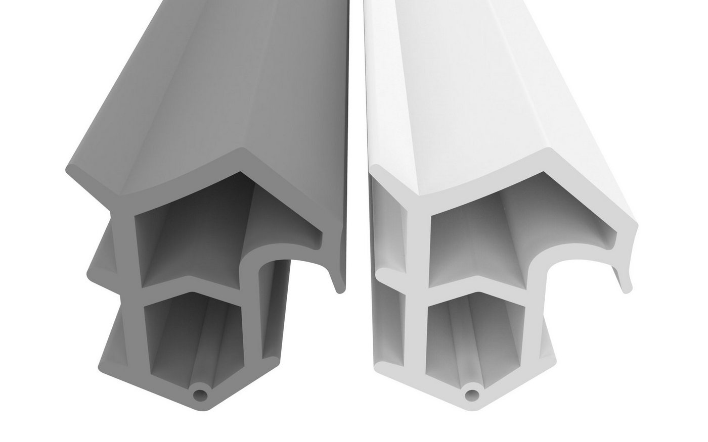 Dikara Profildichtungsband Stahlzargendichtung Dichtung Höhe 16mm Breite 14mm Brandschutzdichtung, Antidehnungsfaden, TPE, thermoplatisches Elastomer von Dikara