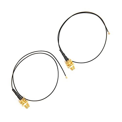 Dioche Ipex 4 zu Rp SMA Weibliches Kabel Ipex 4 zu Rp SMA Weibliches Kabel 2 Stück Ipex 4 zu Rpsma Weibliches Kabel Omnidirektionaler Draht für M.2 WiFi Bluetooth Externe Antenne von Dioche