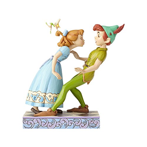Disney Traditions An Unexpected Kiss - Peter Pan and Wendy Figur von Enesco