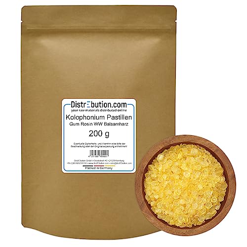 Kolophonium Pastillen 200g Flussmittel Löten Bogenharz Balsamharz Gum Rosin WW von DistrEbution.com