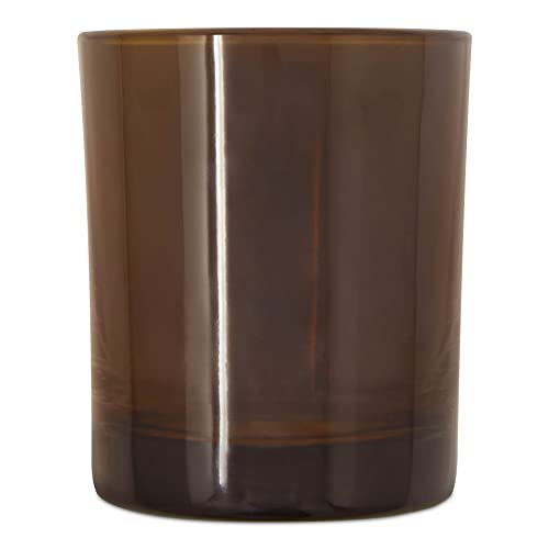 Glas in Amber-Optik 1 Stück Kerzenglas 200ml Teelichthalter von DistrEbution