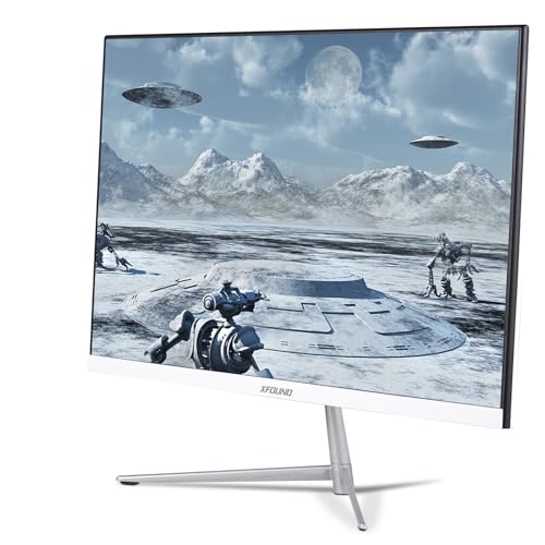 Docooler Desktop-Monitor 24 Zoll High Clear 16:9 IPS-Panel 250 cd/m2 Ultradünner LED-Monitor kompatibel mit HDMI Eye Care Desktop-Monitor mit 1920 x 1080 Auflösung 75 Hz 1 ms Reaktionszeit von Docooler