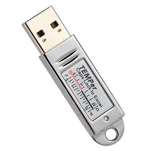 Docooler PCsensor USB Thermometer Datenlogger Recorder für PC Laptop Silber von Docooler