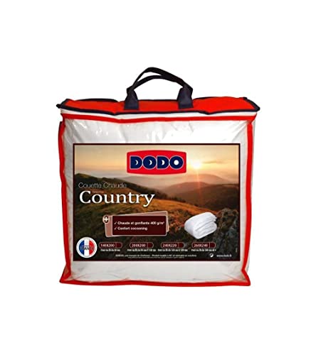 DODO Couette chaude Country 400 gr/m² 200x200 cm blanc von Dodo