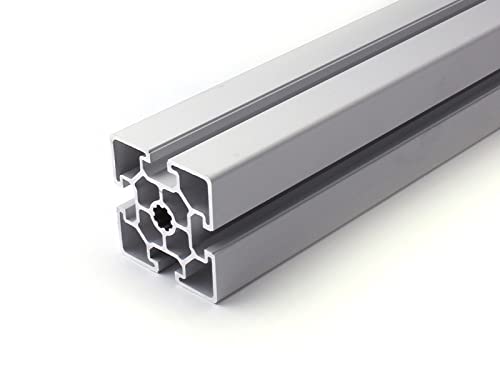 Aluminiumprofil 60x60L B-Typ Nut 10 (leicht), silber eloxiert. Aluminium Profil Alu Profil Montage- Systemprofil 180mm von DOLD Mechatronik