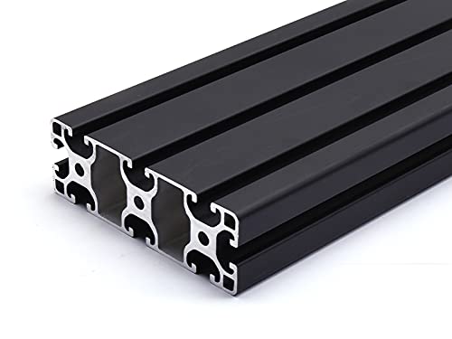 Aluminiumprofil schwarz 40x120L I-Typ Nut 8 (leicht). Aluminium Profil 40x120 Alu Profil 40 x 120 Montage- Systemprofil 570mm von DOLD Mechatronik
