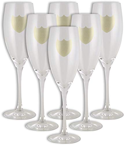 Dom Pérignon Champagner Glas Champagnerglas Party Day Gläser Flöten Set (6 Stück) von Dom Pérignon