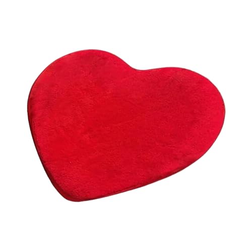 Elegante Liebeslippenmatte, Valentinstag-Fußmatte, dekorativer Fußmatte, rutschfester Teppich für Paare und Partner, Liebesherz von Domasvmd