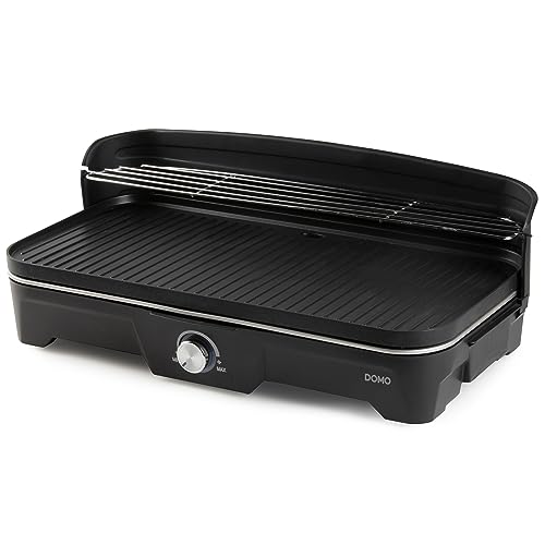 DOMO DO9260G Barbecue Tischgrill mit Windschutzscheibe - 2200W von Domo