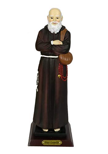 DONREGALOWEB DRW Fray Alpandeire Leopoldo Figur aus Kunstharz, braun, 15 cm hoch von DonRegaloWeb