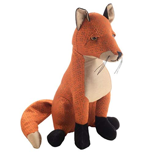 Dora Designs Sitzender Fuchs Türstopper – Finlay The Orange Fox von Dora Designs