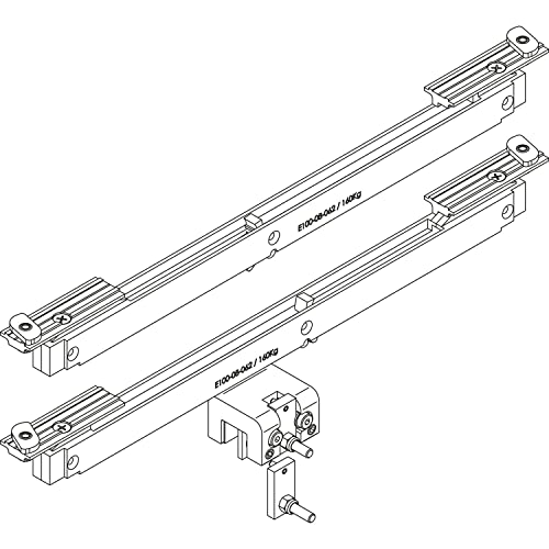 Dorma Glas Muto 150 Einzugsdämpfung (Schiebetür Dämpfer) Dormotion Set, Glasstärke 8-13,5mm, Flügelgewicht bis 150kg | Kunststoff/Stahl von Dorma Glas