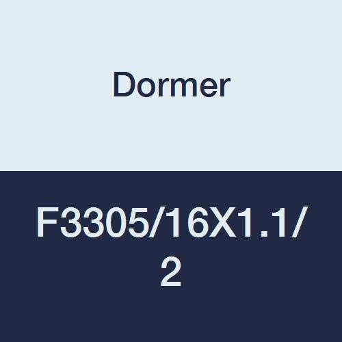 Dormer F3305/16X1.1/2 Runde Stanzschablone, geteilt, hell, UNF5/16, HSS Nominal D 7,94 mm, Durchmesser 1,2", Höhe 1/2" von Dormer