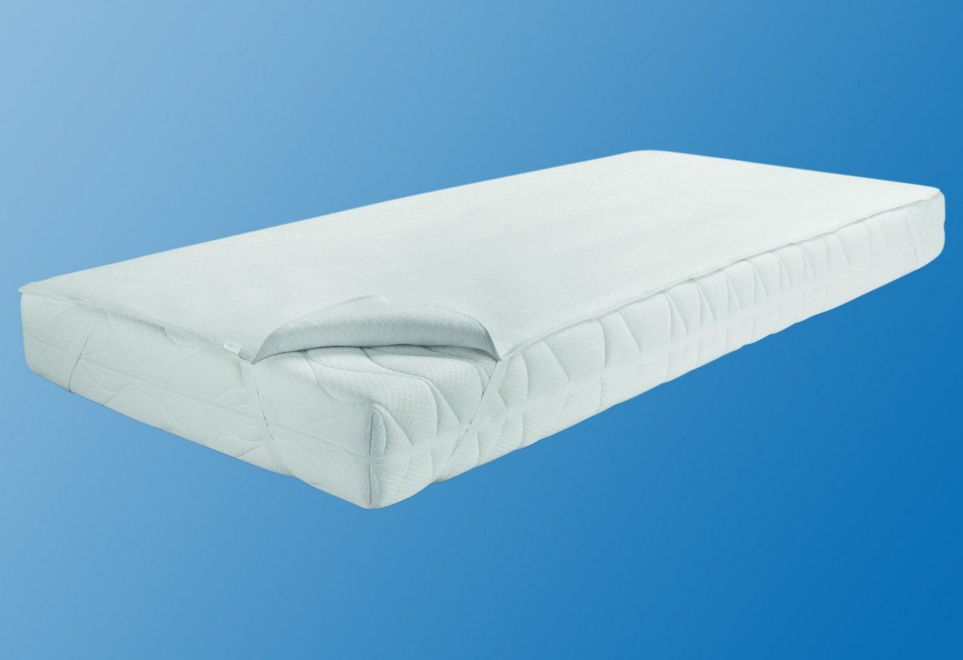 Matratzenauflage Dormisette Protect & Care, Allergiker geeignet (Hausstauballergiker) Dormisette Protect & Care, Moltonauflage, 80x140, 90x200 cm und weiteren Größen, strapazierfähig von Dormisette Protect & Care