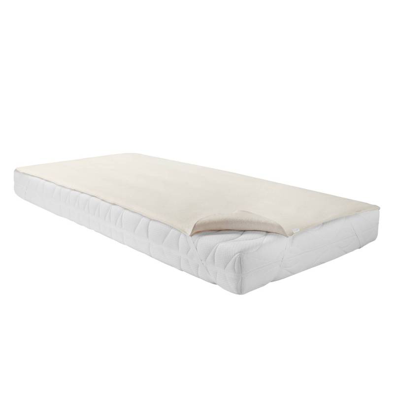 Dormite Matratzenauflage Zwirn-Clamuc 90x210 cm (BxT) Baumwollstoff Molton Ecru von Dormisette