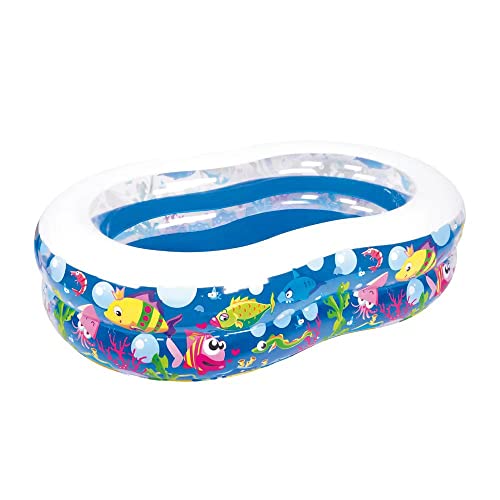 Aufblasbare Pool,Douthfolle 69" X43" X18" Aufblasbares Schwimmbad für Kinder,Oberirdisches Schwimmbad Einfaches Set für Hinterhof Garten im Freien Sommer Wasser Party im Freien Kiddie Pools von Douthfolle