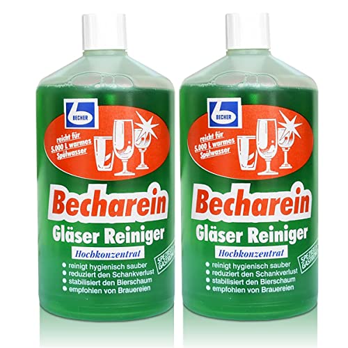 2X Dr. Becher Becharein Gläser Reiniger Hochkonzentrat / 1 Liter von Becher