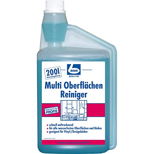 Dr. Becher Multi Oberflächen Reiniger, 1 Liter Konzentrat von Becher