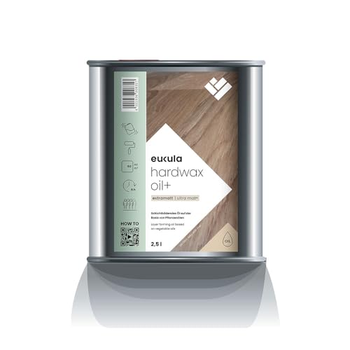 eukula hardwax oil+ halbmatt 2,5L | Versiegelung für Parkett- und Holzböden | schichtbildend mit natürlichem Ausdruck | Parkettversiegelung von Dr. Schutz