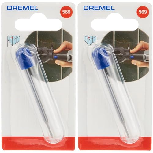 Dremel 569 Fugenfräsmesser, Zubehörsatz für Multifunktionswerkzeug mit 1 Fugenkratzer zum Reinigen und Entfernen von Mörtel (Packung mit 2) von Dremel