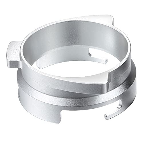 DriSubt 54 mm Dosiertrichter mit Schleifauslöser für Breville Barista Portafilters Freisprecheinrichtung aus rostfreiem Stahl (Silver) von DriSubt