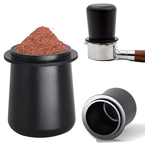 DriSubt Espresso Dosierbecher Siebträger Dosierbecher 51/53/57 mm Aluminium Metall E Kaffeebecher Kaffeesatzwiegen (53 MM) von DriSubt