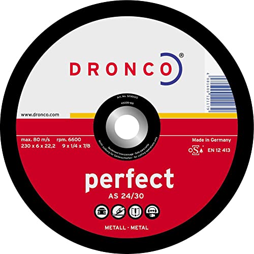 DRONCO A24/30P-180 - Disco de desbaste A 24/A 30 P Perfect-metal, 180 x 6 mm von DRONCO